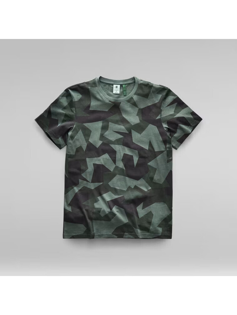 G-Star RAW Men's Medium Camouflage Large T-Shirt  Crew Neck